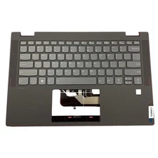 Replacement Laptop Upper Case Palmrest Backlit Keyboard Assembly Part for Len...