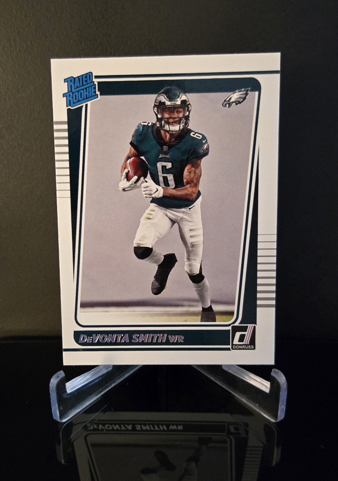 DEVONTA SMITH RC 🔥 2021 Panini Donruss Rated Rookie Card No. 261