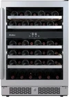 Avallon AWC242DZRH 24"W 45 Bottle Capacity Dual Zone Wine Cooler - Stainless