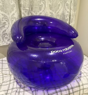 Aufblasbarer Stuhl Retro, Vintage für Erwachsene (Paco Robanne Merchandise)
