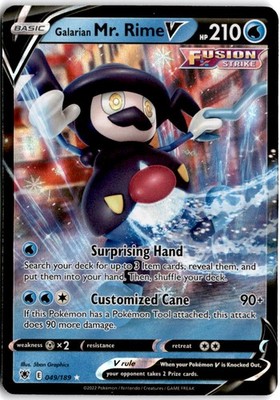 Galarian Mr. Rime V Ultra Rare SWSH10: Astral Radiance 049/189 NM