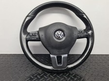 VW GOLF MK6 (A6) (5K) 2012 MULTIFUNCTION LEATHER STEERING WHEEL UNIT 5K0419091BE