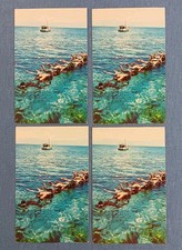 Sand Cay, Haiti Postcards Lot Of 4 Printed In USA