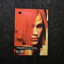 Alias Trading Cards - Redeemed Redemption Card - Jennifer Garner Pieceworks Card