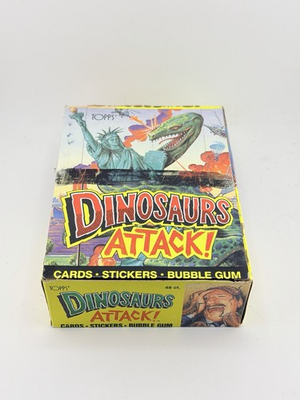 #ad 1988 Topps Dinosaurs Attack Sealed Wax Box 48 Packs As Shown $60.00