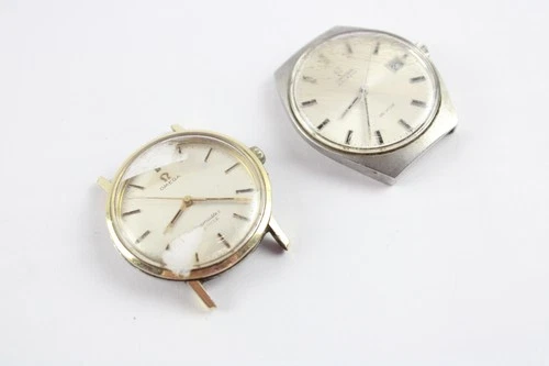 Mens Vintage Omega Mechanical Watches De Ville Seamaster SPARES/REPAIRS x 2