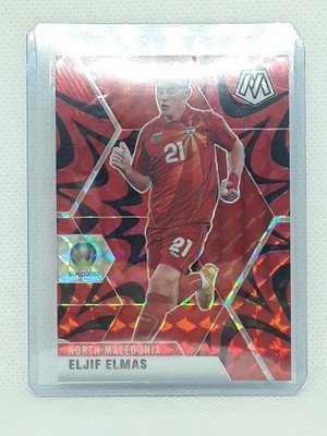 Eljif Elmas 2021 Mosaic UEFA EURO - Mosaic Reactive Red #55 - North Macedonia