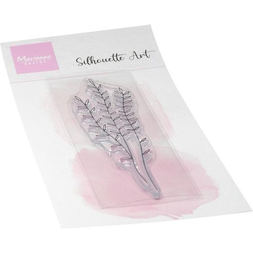 Marianne Design Clear Stamps - Silhouette Art Thyme CS1186