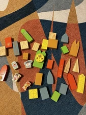 Disney Parks It’s A Small World Stacking Block Set Toy 4 Characters 32 Let