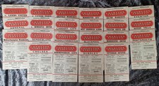 22 x 1956/57 CHARLTON ATHLETIC HOME PROGRAMMES  COMPLETE SEASON