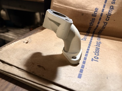 #ad Vintage *Rare*Rupp Mini Bike Drop 15° angle Carburetor Manifold. H35 Tecumseh ￼￼ $195.00