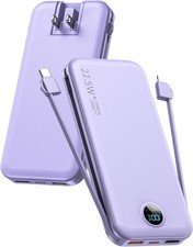Portable Charger, 12000mAh 22.5W USB C Fast Charging Power 12000mah, Purple