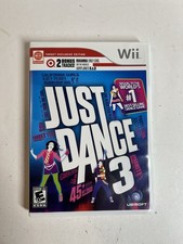Just Dance 3 (Nintendo Wii, 2011) Target Exclusive Edition Complete & Tested