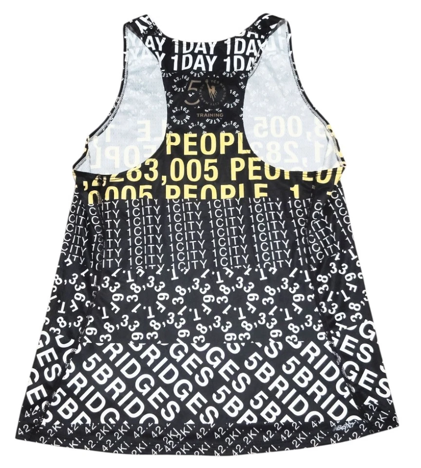 Camiseta sin mangas New Balance NYC Marathon 50 aniversario rara para mujer talla L muy rara Foto 2 de 4