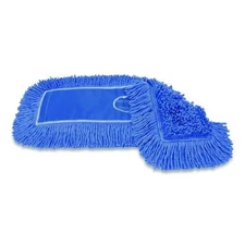 Nexstep Commercial MaxiTwist Microfiber Dust Mops, Microfiber, 24" x 5", Blue