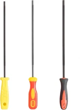 Chainsaw File Set 3 Sizes 5/32, 7/32, 3/16 Inch, Chainsaw Sharpener Set Tool Kit