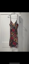 Johnny Was Caitlyn Floral Print Silk Slip Size S 100 silk