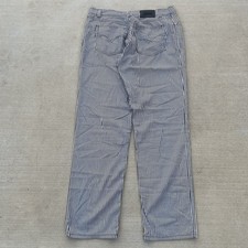 Vintage Versace Classic V2 Black White Pin Striped Trousers Size 40