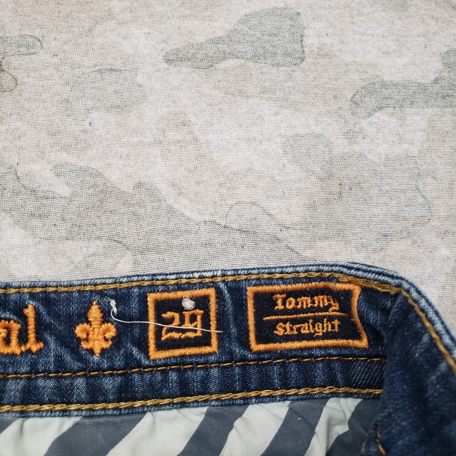 Rock Revival Jeans Mens 29 Blue Pockets Tommy Straight Denim Medium Wash