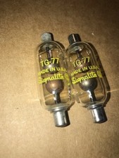 Nos Signalite Spark Gap Tube Tg-77 Matching Pair
