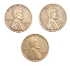 1938-P, 1938-D and 1938-S  LINCOLN CENT, 3 COINS  -  combined shipping available