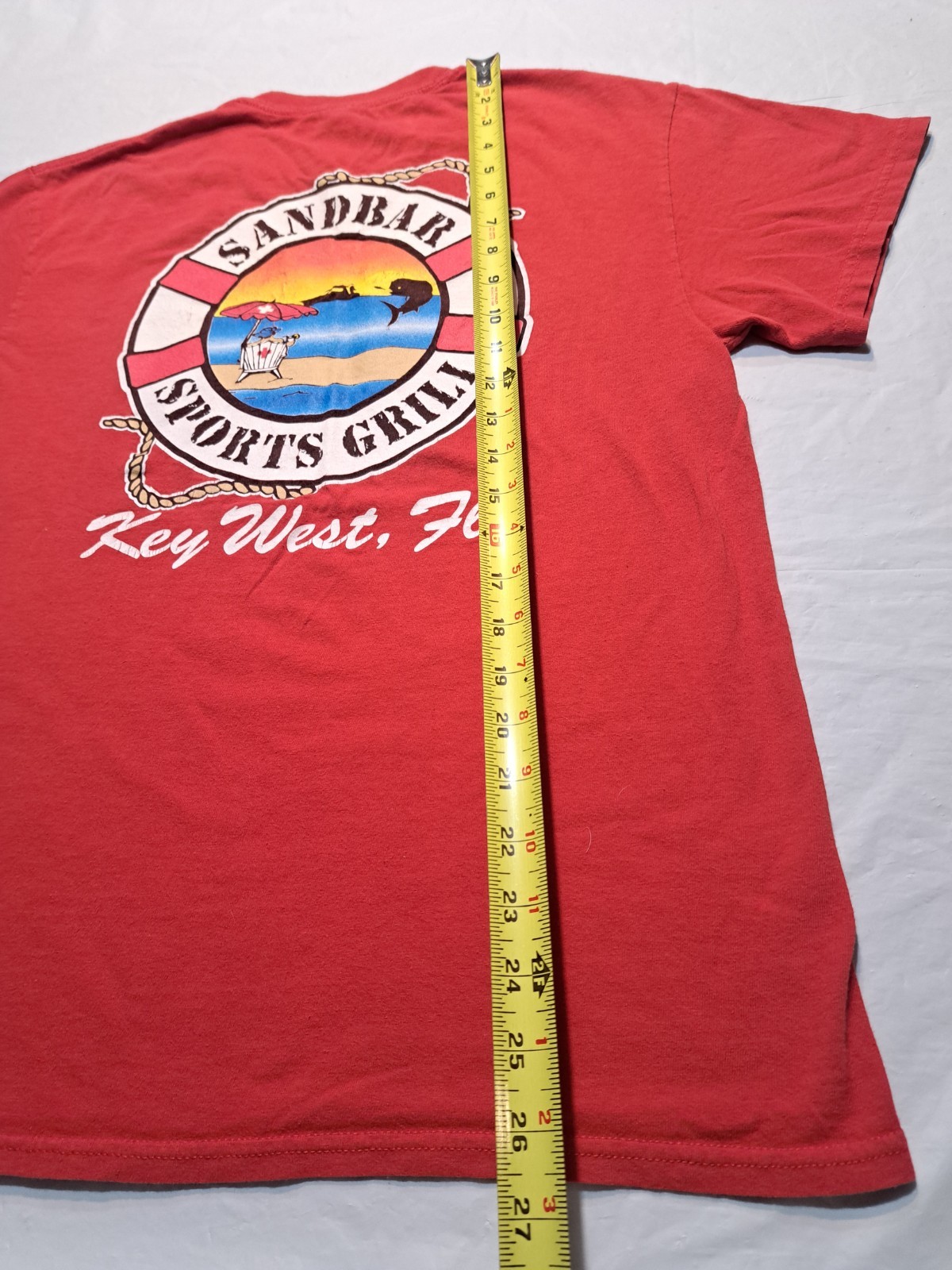 Key West T Shirt Med Sandbar Sports Grill Home Of The Fish Taco  Sandbar Nation 