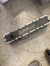 Edelbrock Aluminum Finned Tall Valve Cover 1959-1986 Chevy Sbc 305 350 Edelbrock Aluminum Finned Tall Valve Cover 1959-1986 Chevy Sbc 305 350