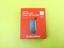 SDSSDE30B-2T00-G25 SanDisk Portable SSD 2TB USB C 3.2 Gen 2 External SSD