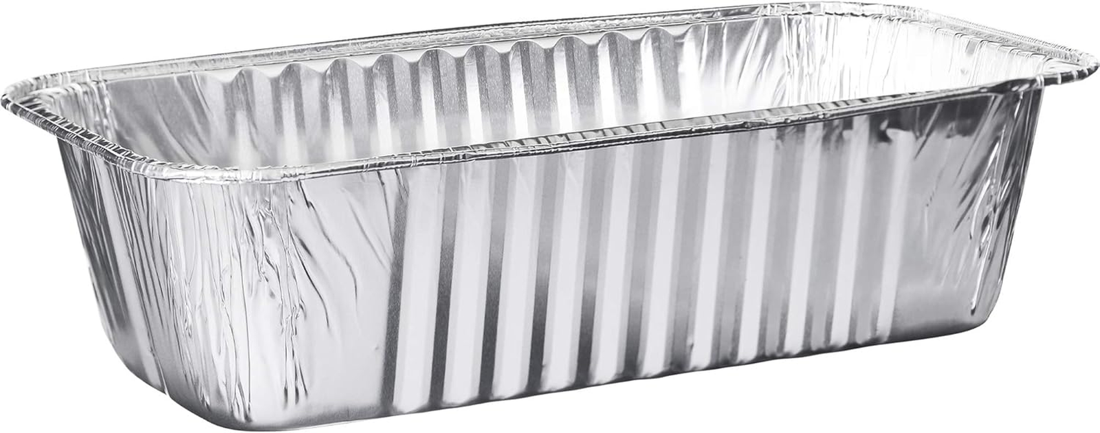 Disposable Aluminum Loaf Pans for Baking Meal Prep and Cooking