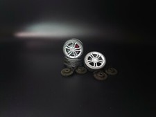 1/18 Ford focus mk3 st250 Ruote Pneumatici Dischi Freno diorama/diecast NON VERNICIATO