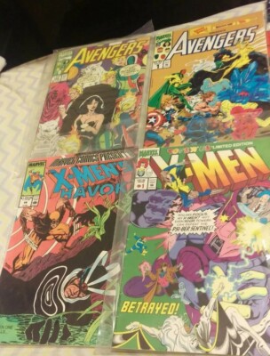 9 Vintage comics Lot avengers x-men startrek punisher sleepwalker capt america 