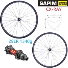 Super Light 29er XC Mountain Bike Carbon Wheelset Tubeless HG MS XD Freehub Body