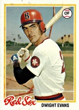 1978 TOPPS #695 DWIGHT EVANS EXMT RED SOX