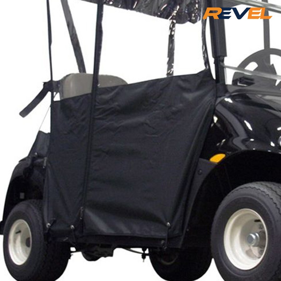 EZGO RXV 2 Passenger Black Enclosure, OEM EZGO RXV Golf Cart