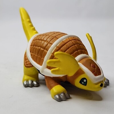 2000 Digimon Digital Monsters 1'' Armadillomon Mini Figure HT Bandai