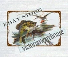 1960 Fitger's Beer Black Crappie fish Duluth MN metal tin sign decorative