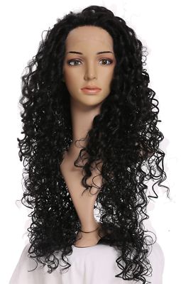 WIG ME UP Perücke „Latina Lockenpracht“ – Schwarze Lockenperücke Für Karneval & Kostümparty, Kopfumfang Bis 62 Cm