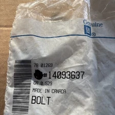 Genuine GM OEM 14093637 - BOLT