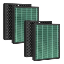 4 Pack True HEPA Filter 3111635 for Coway Airmega Max 2 Air Purifier 300/300S