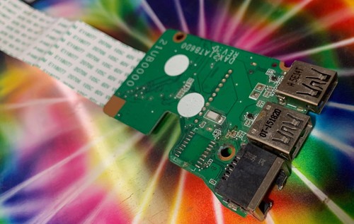 ๐ฉ HP Pavilion 15.6" USB LAN Card Reader Board w/Cable DAX21ATB6D0 - Picture 6 of 7