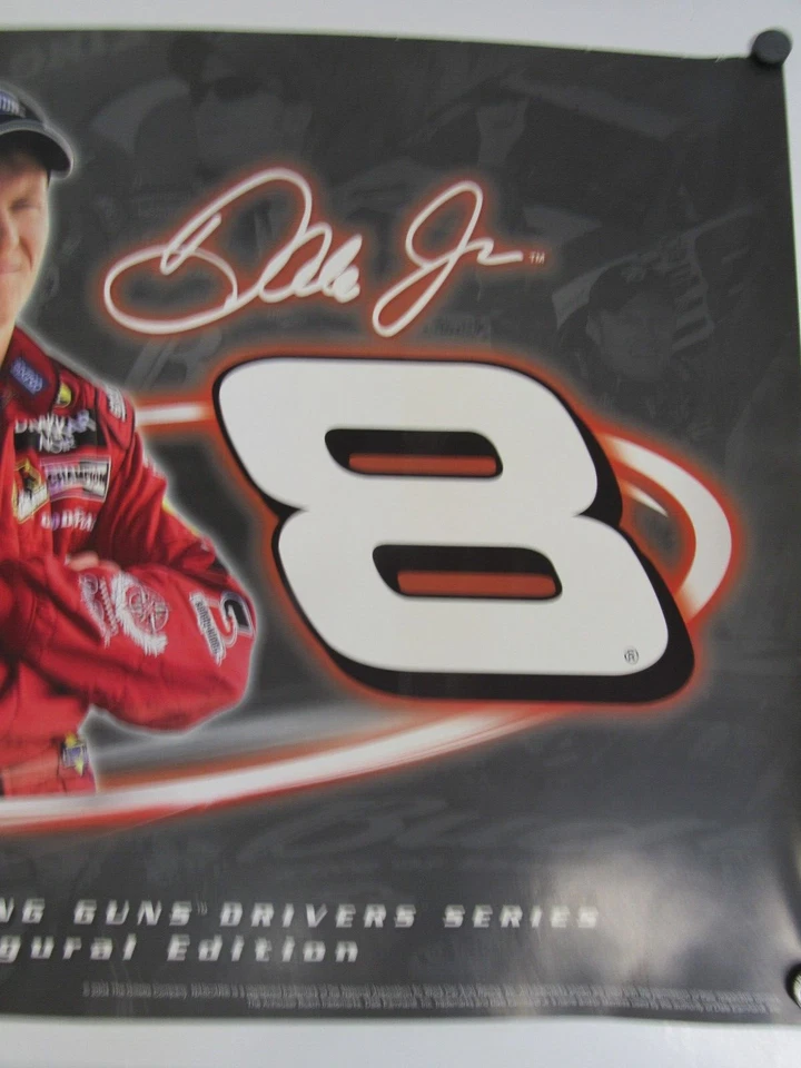 Nascar Gillette Young Guns Dale Earnhardt jr. #8 Poster, approx 18"x24" 2004 - Image 3 of 4