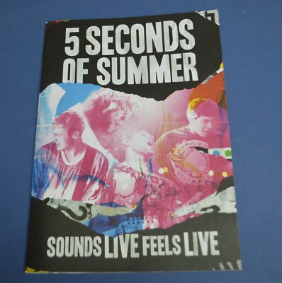 5 SECONDS OF SUMMER Sounds Live Feels Live TOUR PROGRAM 2016