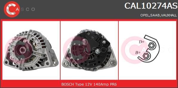 Alternateur 100A pour Opel Zafira A et Vectra C 2.0 2.2 DTI 16V