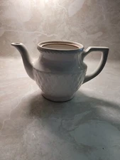 Vintage Drip-O-Lator Coffee Pot The Enterprise Aluminum Co White Pottery No  Lid