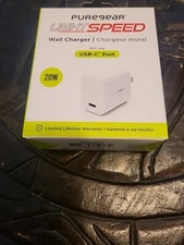 PureGear Fastest Light Speed 20W USB-C Fast Wall Charger Adapter 