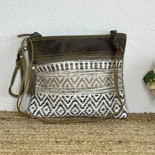 Myra Bag Contentment Crossbody Upcycled Purse