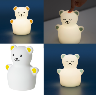 IKEA TOVADER LED Night Light, Children Baby Lamp Bear Battery