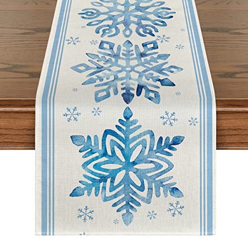 Snowflake Table Runner 72