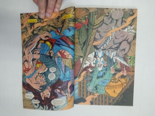 DEATH OF SUPERMAN TPB VARIANT LA MUERTE DE SUPERMA ARGENTINA VG 1993 PERFIL - Imagen 5 de 7