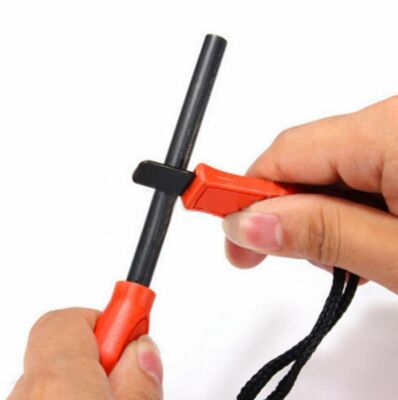 2PCS X Ferrocerium Flint Stone Rod Fire Starter Lighter Magnesium Survival Tool